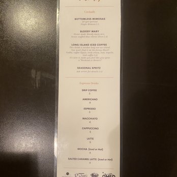 The Toast - Brunch drink menu - Salad Near Me - Surprise, Arizona