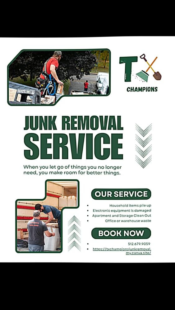 TEXAS CHAMPIONS JUNK REMOVAL - Updated February 2026 - Request a Quote ...