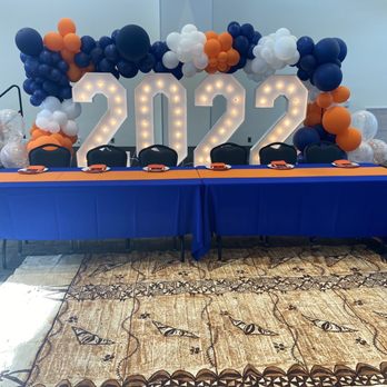 Skyview Event Center - Senior Table with 2022 backdrop on top of stage provided by the Skyview Event Center - Venues & Event Spaces Near Me - Jurupa Valley, California Skyview Event Center - Senior Table with 2022 backdrop on top of stage provided by the Skyview Event Center - Venues & Event Spaces Near Me - Jurupa Valley, California