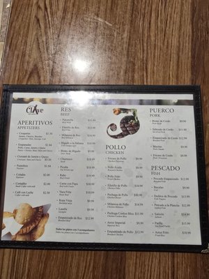 Menu photo 1 Cafe La Clave del Sabor Hialeah, FL