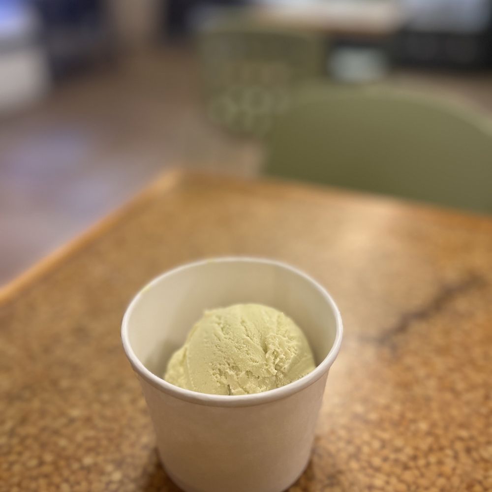 Green Symphony - Genmaicha Gelato - Vegetarian Near Me - New York, New York
