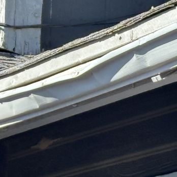 DaBella - More damaged gutters. We did offer to remove them and was told it was not necessary. - Windows Installation Near Me - Reno, Nevada