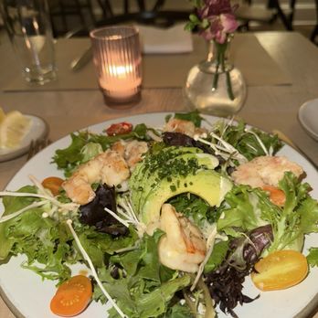 Jean Georges - Topping Rose House - Warm Shrimp Salad - New American Near Me - Bridgehampton, New York Jean Georges - Topping Rose House - Warm Shrimp Salad - New American Near Me - Bridgehampton, New York