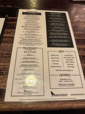 Menu photo 2 The Rookery Macon, GA Menu photo 2 The Rookery Macon, GA