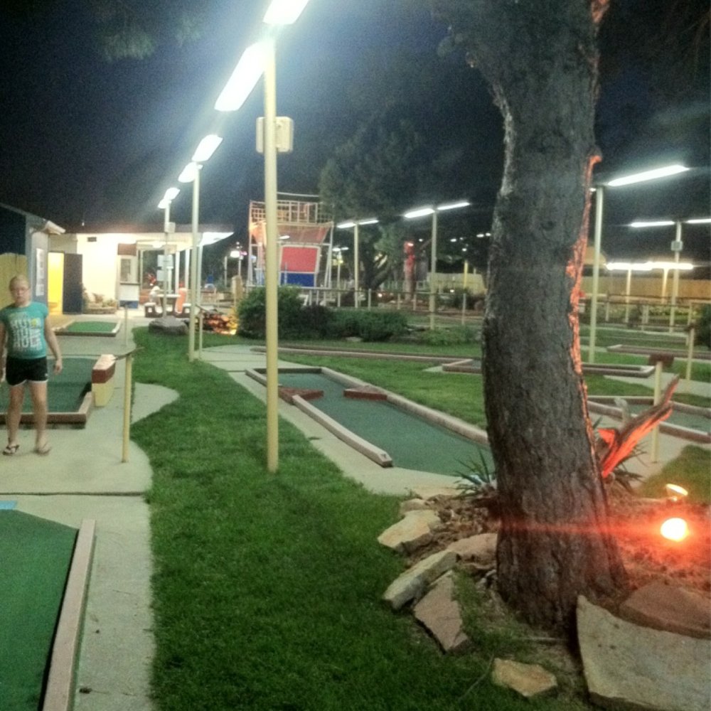 Putt putt golf, straight from the height of the cold war. Putt putt golf, straight from the height of the cold war.