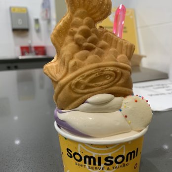 Somisomi - Upside down Ube and milk tea - Ice Cream & Frozen Yogurt Near Me - Pleasanton, California Somisomi - Upside down Ube and milk tea - Ice Cream & Frozen Yogurt Near Me - Pleasanton, California