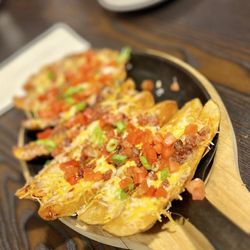 Woody's Roadhouse - Potato skins were delicious
