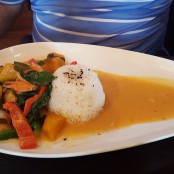 Sumittra Thai Cuisine - Pumpkin curry with shrimp. Ordered from the specials list. Delicious! - Thai Near Me - Frederick, Maryland Sumittra Thai Cuisine - Pumpkin curry with shrimp. Ordered from the specials list. Delicious! - Thai Near Me - Frederick, Maryland