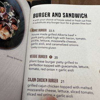 Tonic Kitchen+Bar - Menu - Bars Near Me - Calgary, Alberta