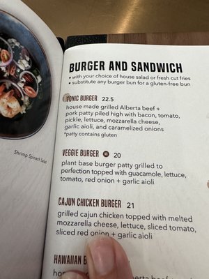 Menu photo 3 Tonic Kitchen+Bar Calgary, AB
