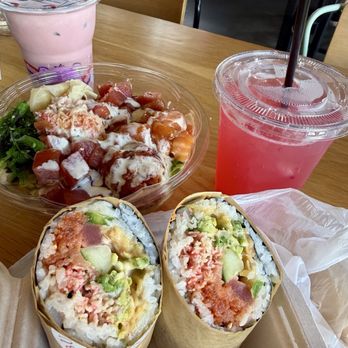 Poke Burri Battery - All star bowl & KungFu-rrito burrito roll - Sushi Bars Near Me - Atlanta, Georgia