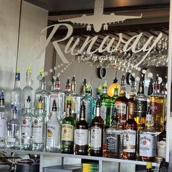The bar area