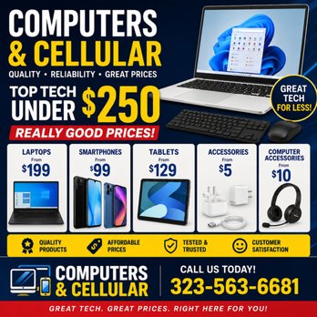 Pacific Coast Computers & Cellular - Best price in town - Computers Near Me - South Gate, California Pacific Coast Computers & Cellular - Best price in town - Computers Near Me - South Gate, California