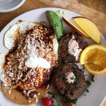 M henry - drunken eggs and black bean cakes - Breakfast & Brunch Near Me - Chicago, Illinois M henry - drunken eggs and black bean cakes - Breakfast & Brunch Near Me - Chicago, Illinois