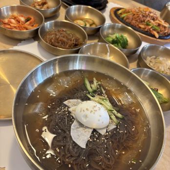 Doma Korean Restaurant - Cold Noodle Pork Bulgogi and Tofu Soup Combo - Korean Near Me - Sacramento, California Doma Korean Restaurant - Cold Noodle Pork Bulgogi and Tofu Soup Combo - Korean Near Me - Sacramento, California