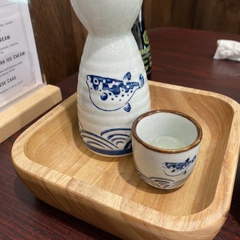 Okini Sushi - Puffer fish sake set - Japanese Near Me - Pleasant Hill, California