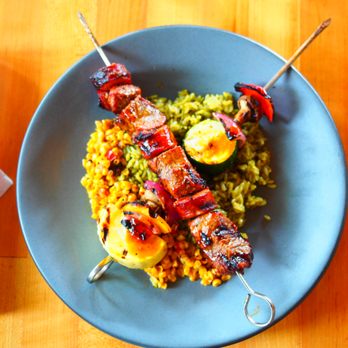 Bacon And Fig Events - Kabab with Rice Pilaf - Caterers Near Me - Baton Rouge, Louisiana Bacon And Fig Events - Kabab with Rice Pilaf - Caterers Near Me - Baton Rouge, Louisiana