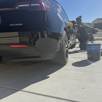 Wow Mobile Detailing - Working hard on the 2022 Model Y Performance! - Auto Detailing Near Me Wow Mobile Detailing - Working hard on the 2022 Model Y Performance! - Auto Detailing Near Me