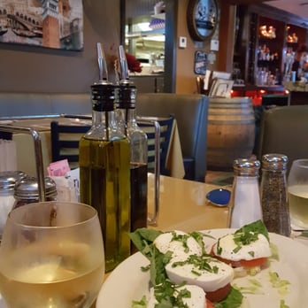 Caruso's Italian Kitchen - Caprese salad and vino. - Cocktail Bars Near Me - Tujunga, California