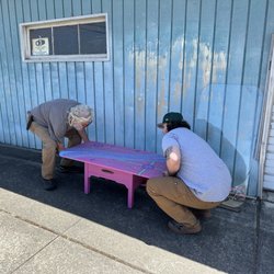 Napa Valley Glass - They even helped load the table back into the car. These guys are great!