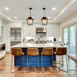 Reico Kitchen & Bath - Being blue in the kitchen never felt better.