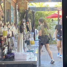 Outside we have a bar!! Outside we have a bar!!