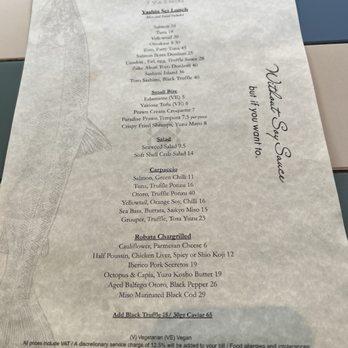 Yashin Ocean House - Lunch sets - Japanese Near Me - London, XGL