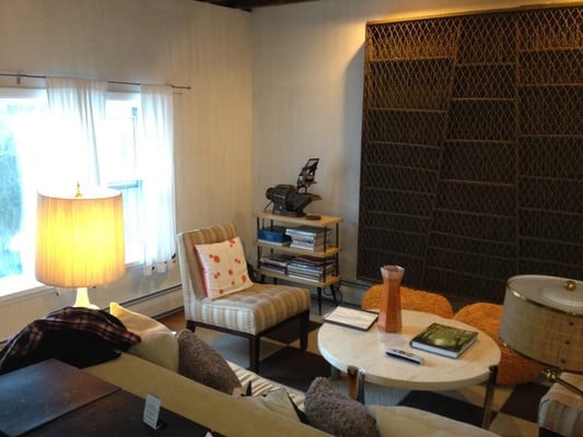 Photo of Union Street Guest House - Hudson, NY, US. Sitting area in the Thunderbird suite.