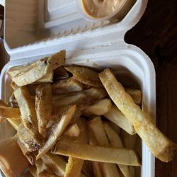 Large fries. Will feed 3-4 people.