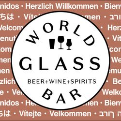 World Glass Bar - Welcome Banner