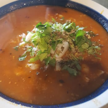 Mikey V's Cafe - Large Menudo great flavor and all condiments on the side ... - Mexican Near Me - Tulare, California Mikey V's Cafe - Large Menudo great flavor and all condiments on the side ... - Mexican Near Me - Tulare, California
