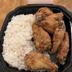 Wok N' Roll - Chicken Wings + White Rice Combo