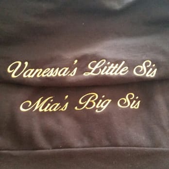 Joy Embroidery - On the bottom back of each Jacket - Screen Printing/T-Shirt Printing Near Me - Riverside, California