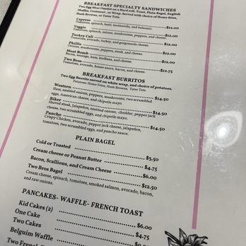 Two Brothers Cafe - Menu - Cafes Near Me - East Hampton, Connecticut