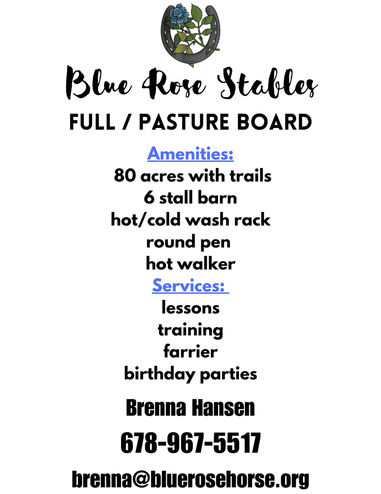 Blue Rose Stables Logo