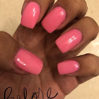 Maxiam Nail Bar - Before I filed them myself - Nail Salons Near Me - Euless, Texas