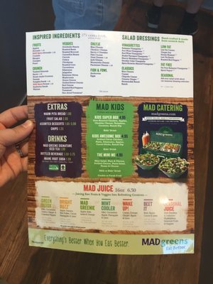 Menu photo 4 MAD Greens - Round Rock Round Rock, TX