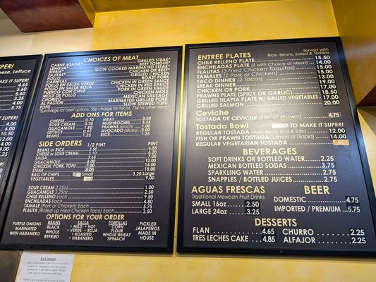 Menu photo 3 La Corneta Taqueria San Francisco, CA Menu photo 3 La Corneta Taqueria San Francisco, CA