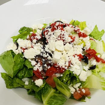 Lone Star Cafe - a salad with feta cheese and olives - Breakfast & Brunch Near Me - Grapevine, Texas