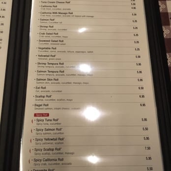 Kenzo Sushi - Regular roll menu - Japanese Near Me - Buford, Georgia