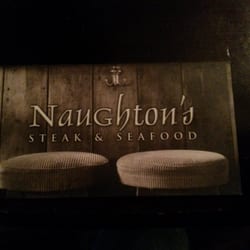 Naughton's Steak & Seafood - Business card front