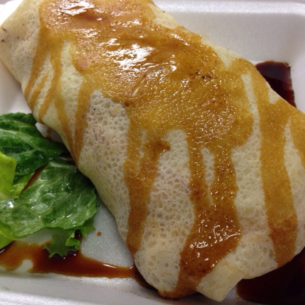The One Cafe - Spicy Chicken Crepe. Delicious! - Sandwiches Near Me - Edmond, Oklahoma The One Cafe - Spicy Chicken Crepe. Delicious! - Sandwiches Near Me - Edmond, Oklahoma