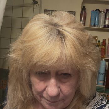 Trendsetter Salon & Day Spa - This is what it paid $300 for and at all but I wanted was a long shag haircut with my gray and white - Nail Salons Near Me - Highland, California Trendsetter Salon & Day Spa - This is what it paid $300 for and at all but I wanted was a long shag haircut with my gray and white - Nail Salons Near Me - Highland, California