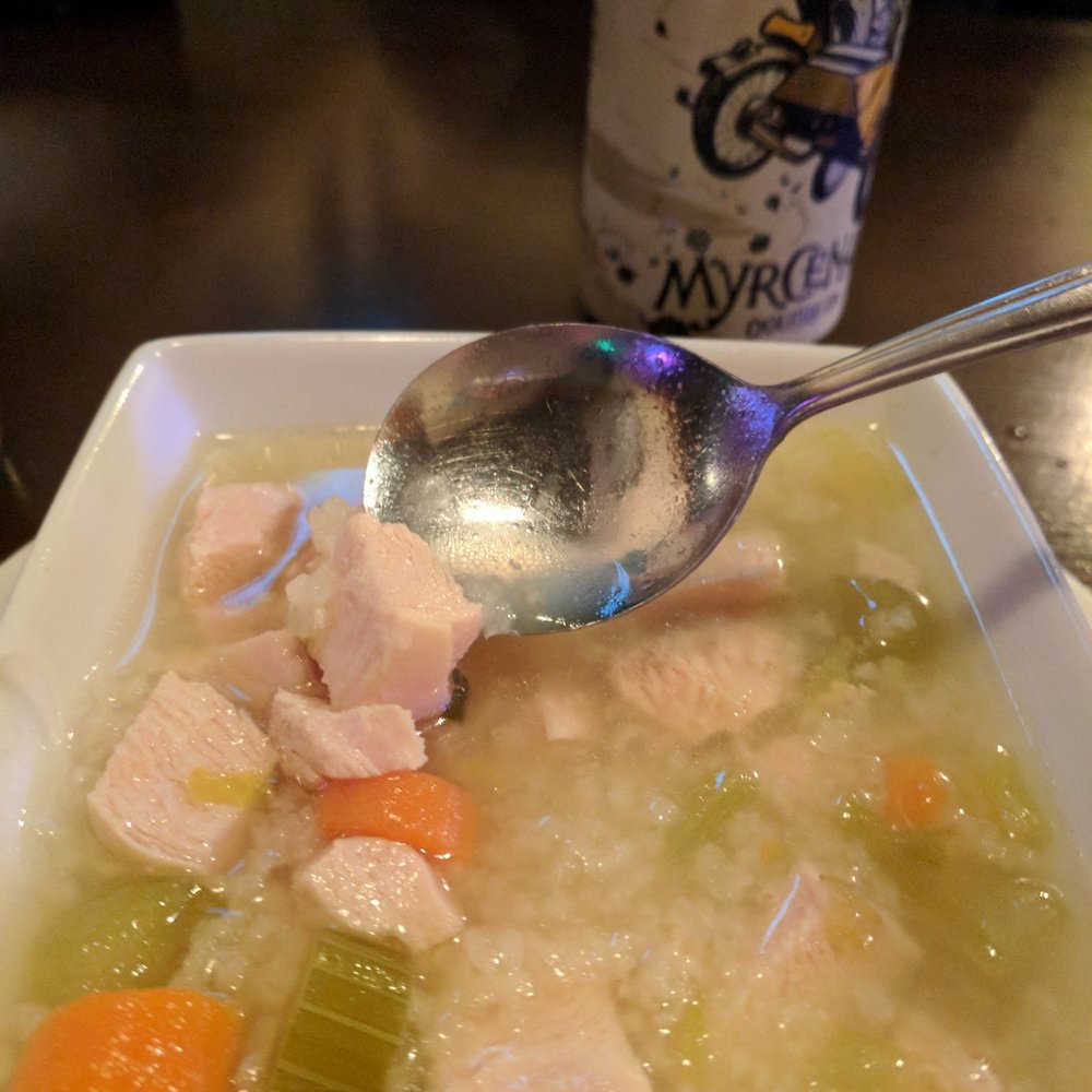Remington's Gastropub - Yummy chicken soup at Remingtons. Look at those beautiful chunks - American Near Me - Malta, Illinois Remington's Gastropub - Yummy chicken soup at Remingtons. Look at those beautiful chunks - American Near Me - Malta, Illinois