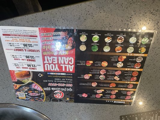 Menu photo 2 Hot Pot Meets BBQ Ithaca, NY