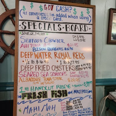 Menu photo 2 Wahoo's Bayside Pub and Grill Redingtn Shor, FL Menu photo 2 Wahoo's Bayside Pub and Grill Redingtn Shor, FL