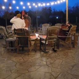Cozy outdoor fireplace seating Cozy outdoor fireplace seating