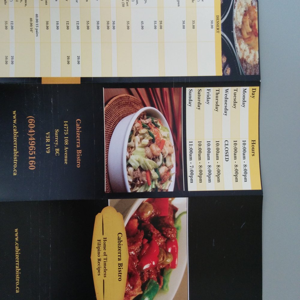 Cabizerra Bistro - Filipino Near Me - Surrey, British Columbia Cabizerra Bistro - Filipino Near Me - Surrey, British Columbia