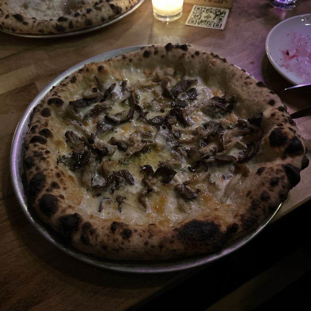 Bar Rosa - the foraged pizza - soooo good!! 7 types of mushrooms (no meat) - Bars Near Me - Tacoma, Washington
