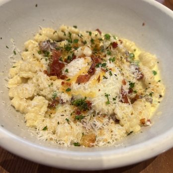 North Italia - breakfast carbonara pasta - Italian Near Me - McLean, Virginia